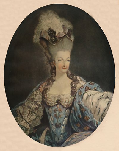 Marie Antoinette, Frankrikes drottning, 1777, 1913 av Jean Francois Janinet