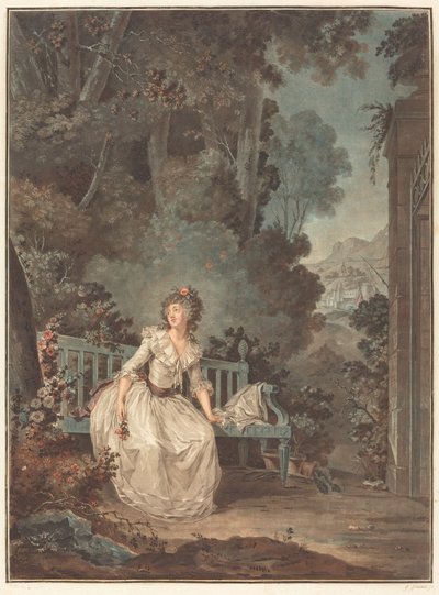 Nina, ou La Folle par amour Nina, eller Kvinnan galen av kärlek, 1787. av Jean Francois Janinet
