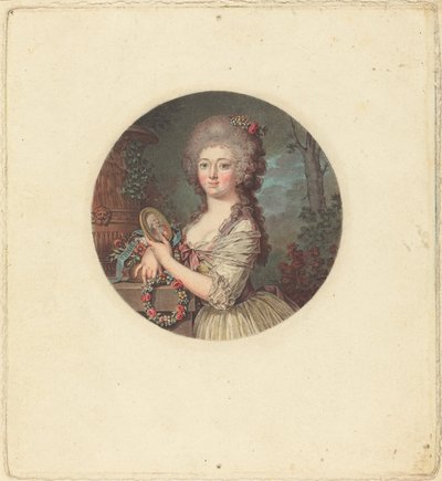 Porträt einer jungen Prinzessin von Jean Francois Janinet