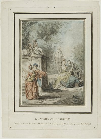 Das komische Rendezvous von Jean-Francois Janinet