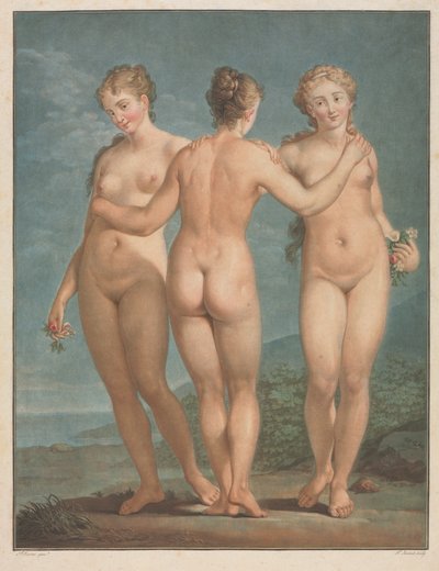 De tre nåderna av Jean-Francois Janinet
