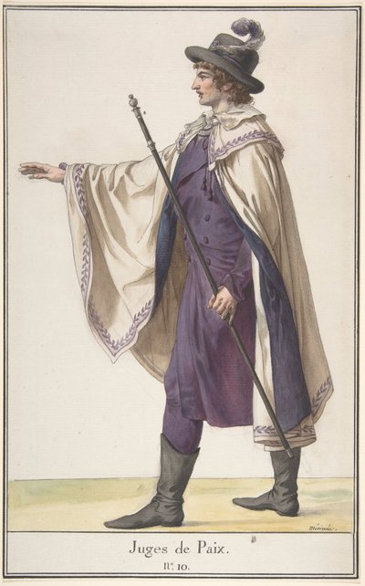 A Justice of the Peace, ca. 1798-99. av Jean Francois Leonor Merimee