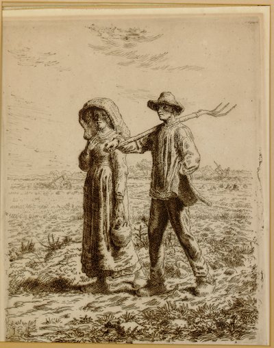 Går till jobbet, 1863 av Jean Francois Millet