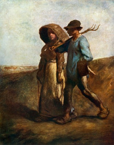 Går till jobbet, c1850-1851, 1912. av Jean Francois Millet