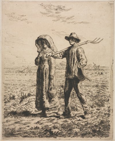 Ska till jobbet. av Jean Francois Millet