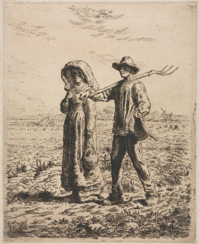 Ska till jobbet av Jean Francois Millet