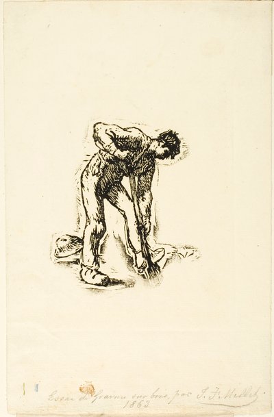Bondgrävande av Jean Francois Millet