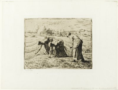 Bonde med en skottkärra av Jean-Francois Millet