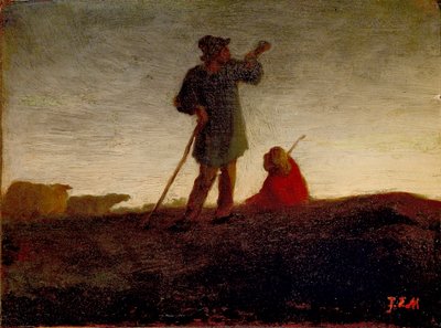Återkallande av flocken, 1866-1872 av Jean Francois Millet