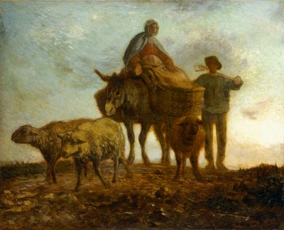 Återvänd från fälten, av Jean Francois Millet