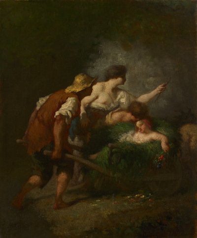 Return from the Fields, c.1846-1847 av Jean Francois Millet