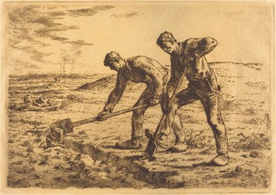 The Diggers (Les becheurs) av Jean Francois Millet