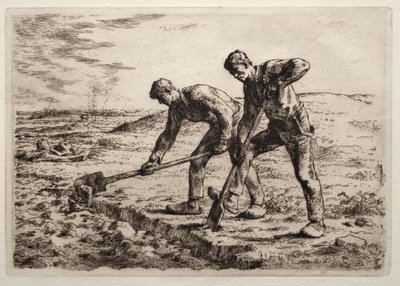 Grävarna. av Jean Francois Millet