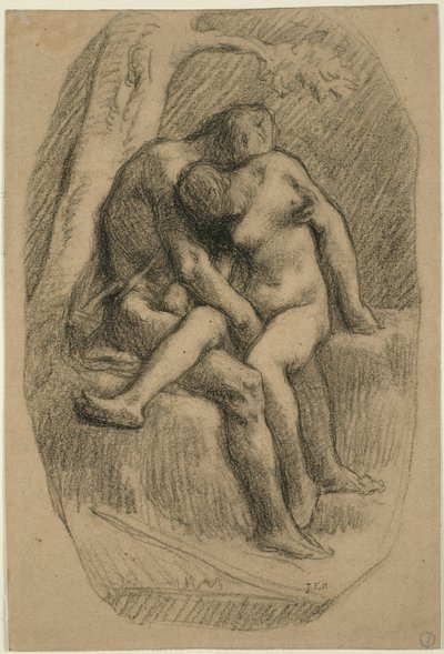 Älskarna av Jean Francois Millet