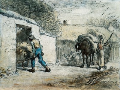 Återkomsten från fältet av Jean Francois Millet