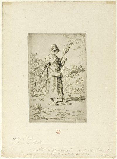 Spinnaren av Jean Francois Millet