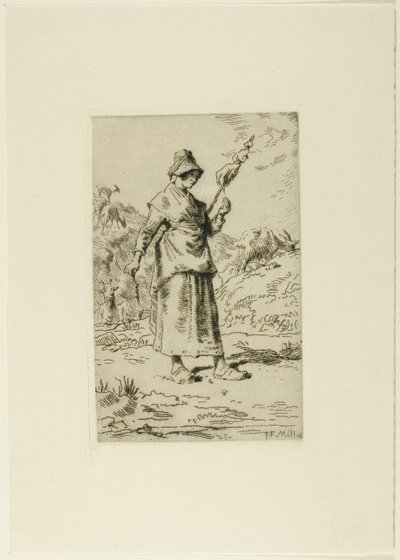 Spinnaren av Jean Francois Millet