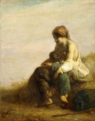 Vandrarna, av Jean Francois Millet