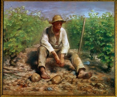 Vinmakaren Målning av Jean Francois Millet (1814-1875) 1800-talets Haag. Rijksmuseum av Jean Francois Millet