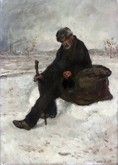 En filosof, Cheminot i snön av Jean Francois Raffaelli