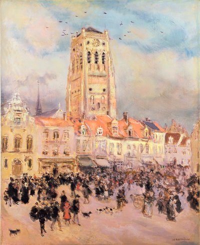 Norra staden av Jean Francois Raffaelli