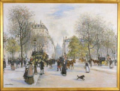 Paris (målning på duk) av Jean Francois Raffaelli
