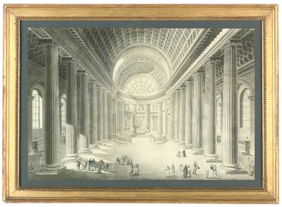 Kyrkan St. Philippe du Roule, Paris av Jean Francois Therese Chalgrin