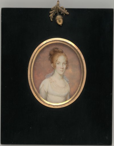Mrs. Nathaniel Bowen Margaret Blake, ca. 1805. av Jean Francois Vallee