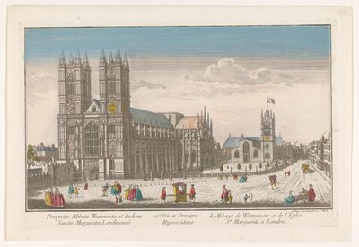 Utsikt över Westminster Abbey och St Margaret
