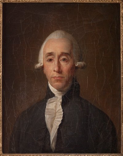 Franska: Porträtt av Jean-Sylvain Bailly (1736-1793), borgmästare i Paris av Jean Francois Garneray