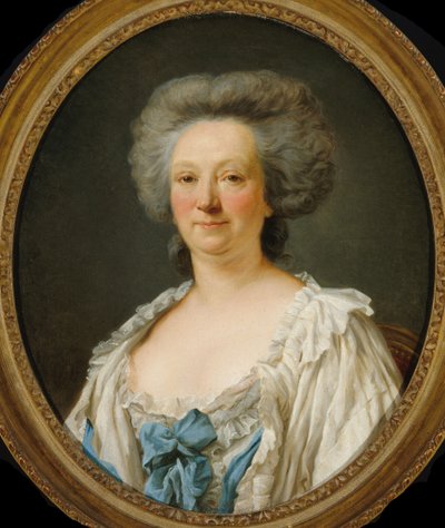 Porträtt av Madame Geoffrin 1699-1777, 1787. av Jean François Gilles Colson