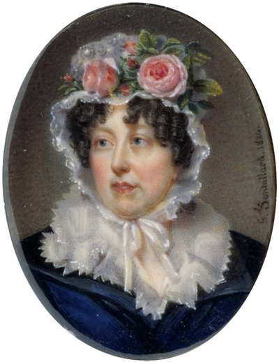 Armband med porträtt av Lady Susan Murray av Jean-François Gérard Fontallard