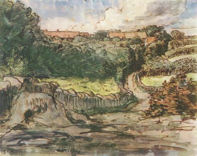 Tyska: Kusinernas gård i Gréville av Jean Francois Millet