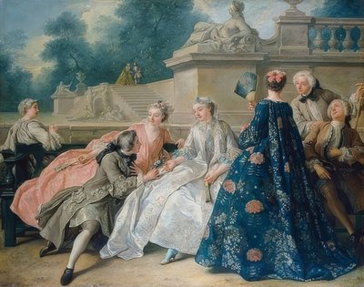En kärleksförklaring. 1731 av Jean François de Troy