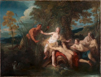 Pan och Syrinx av Jean-François de Troy