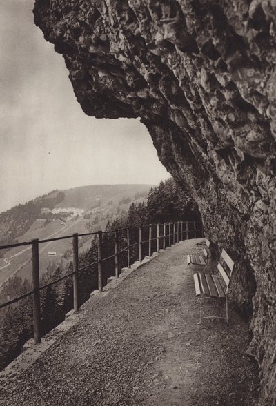 Utsikt över Rigi Kaltbad (s/v foto) av Jean Gaberell