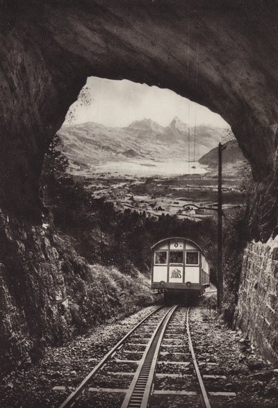 Electrische Arth Rigi Bahn (s/v foto) av Jean Gaberell