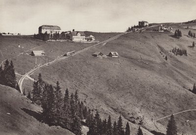 Hotel Rigi Staffel, elektrisk Arth Rigi Bahn (s/v foto) av Jean Gaberell