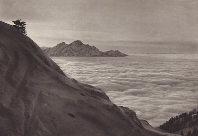 Rigi Kulm, Uber Dem Nebelmeer (s/v foto) av Jean Gaberell