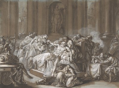 The Death of Seneca, n.d.. av Jean Guillaume Moitte