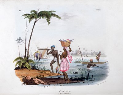 Fiskare, 1828 av Jean Henri Marlet