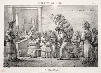Scenes of Paris: Pantbanken av Jean Henri Marlet