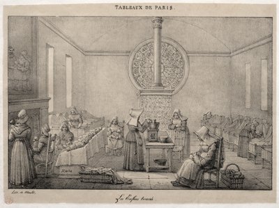 Scenes of Paris: The Foundling Hospital av Jean Henri Marlet
