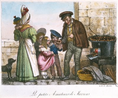 The Little Chestnut Connoisseurs, c.1810-20 av Jean Henri Marlet