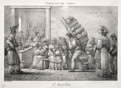 Scenes of Paris: Pantbanken av Jean Henri Marlet