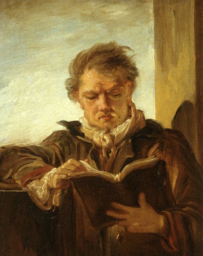 Fragonard - Hubert Robert, Mandel 608 av Jean Honore Fragonard