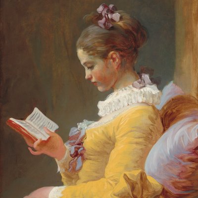 Franska: Jeune Fille lisant The Reader av Jean Honore Fragonard