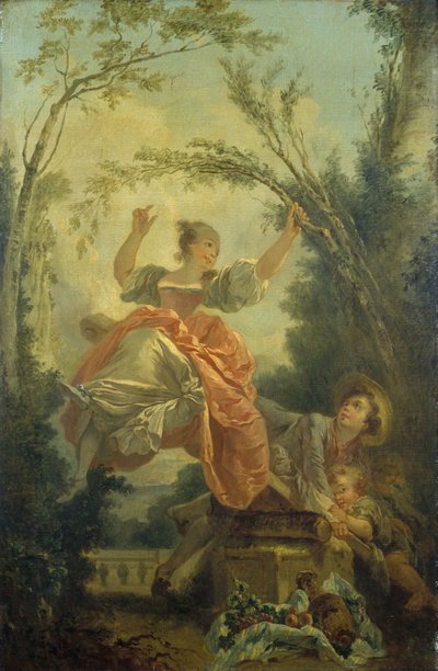 Franska: La bascule av Jean Honore Fragonard
