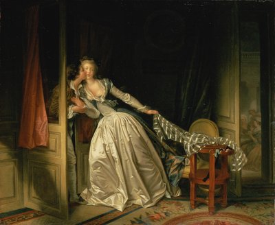 Den stulna kyssen av Jean Honore Fragonard