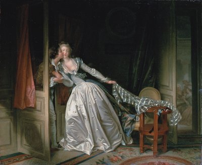 Den stulna kyssen av Jean Honore Fragonard